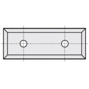 Wisselmessen 29,5 x 12 x 1,5 mm. UMG04  z= 4